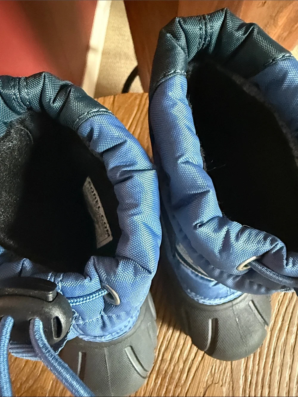Sorel Kids Blue Pull-Cord  Snow Boots